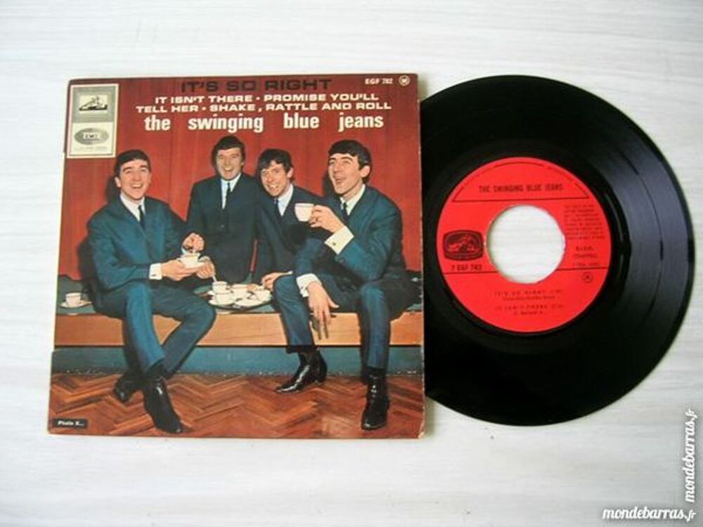 EP 45 TOURS THE SWINGING BLUE JEANS It's so right CD et vinyles