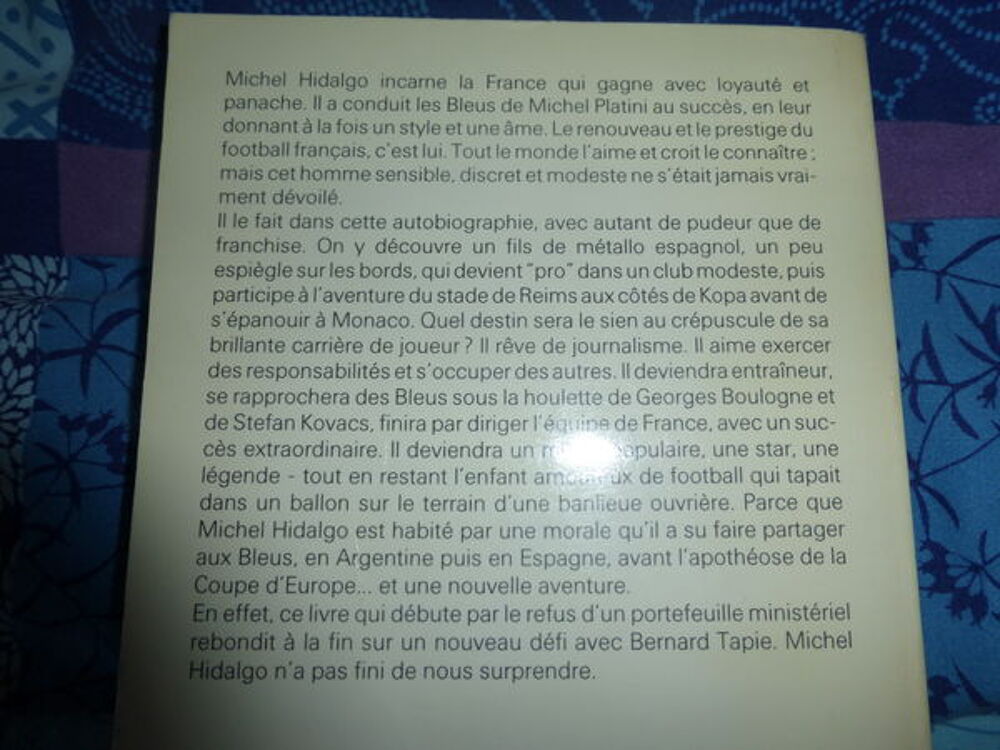 LES BUTS DE MA VIE par Michel Hidalgo Livres et BD