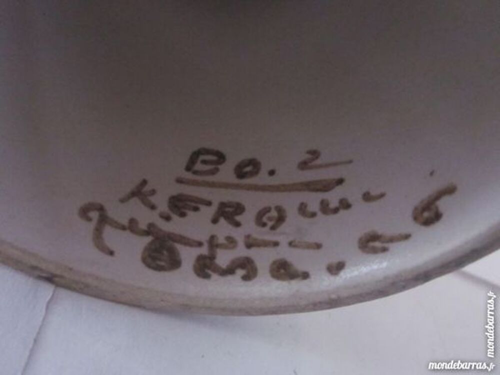 BOUGEOIR EN FAIENCE DE KERALUC 