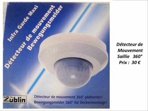 Dtecteur de mouvement Saillie 360 Zublin 30 trchy (91)