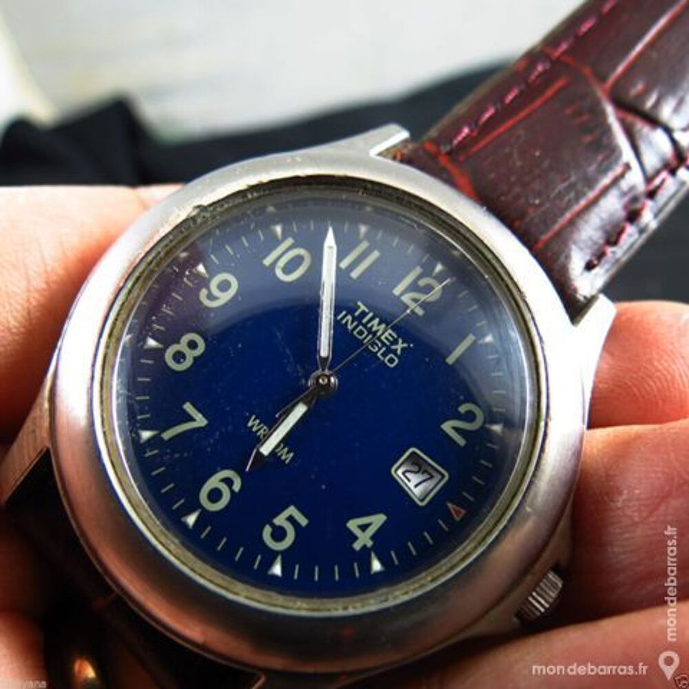 TIMEX H3 INDIGLO military lithium montre homme TIX Bijoux et montres