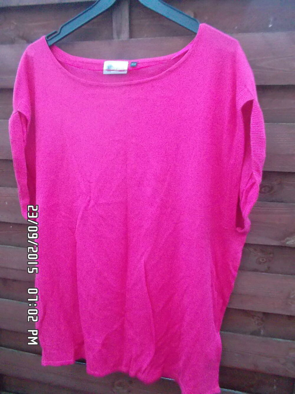 PULL ROSE*JUSTE 3E*KIKI60230 Vêtements