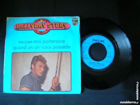 45 TOURS JOHNNY HALLYDAY Excuse moi partenaire N6 12 Nantes (44)