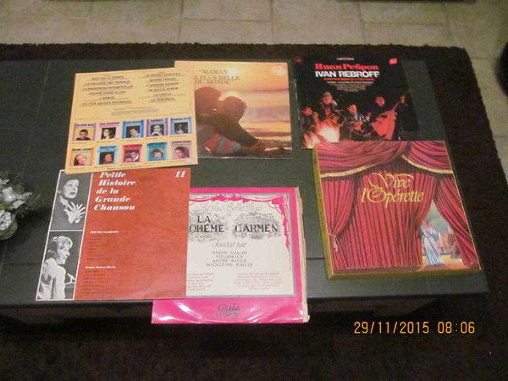 vends lot de disques vinyl CD et vinyles