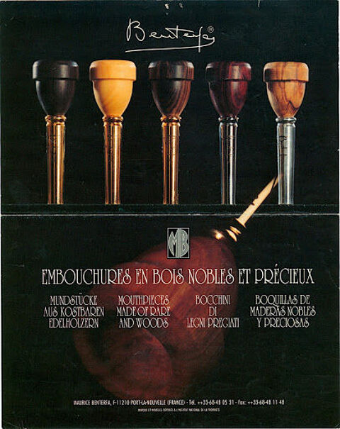 Embouchures pour instruments de cuivres en bois precieux 60 Perpignan (66)