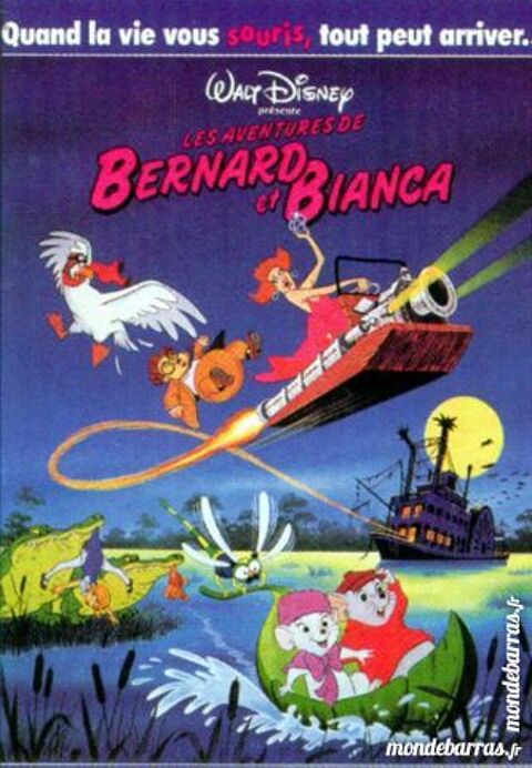K7 Vhs: Les Aventures de Bernard et Bianca (263) 6 Saint-Quentin (02)