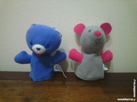Lot de 2 marionnettes à doigts ours et souris 3 Reims (51)