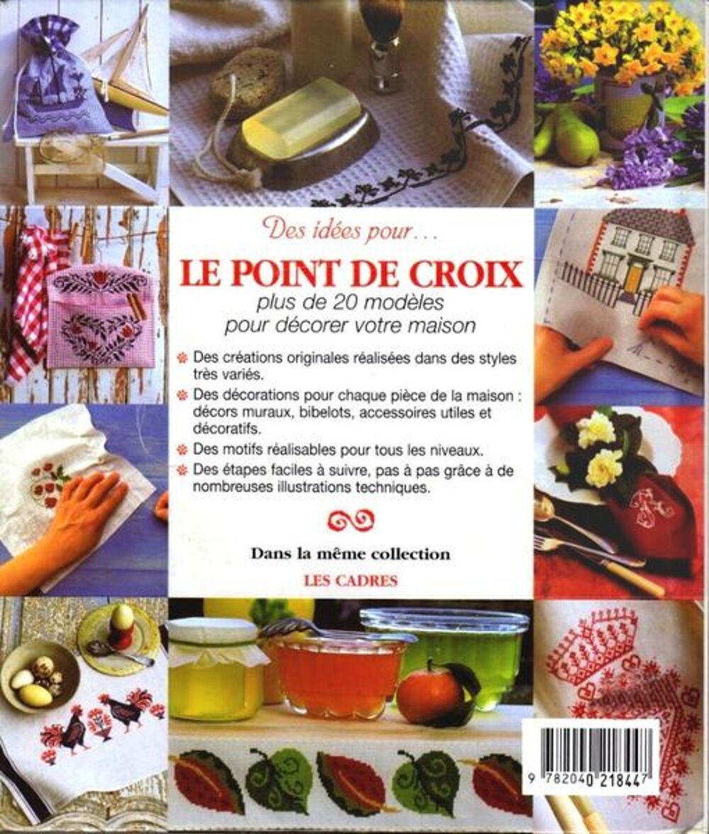 POINT DE CROIX.canevas.COUTURE / prixportcompris Livres et BD
