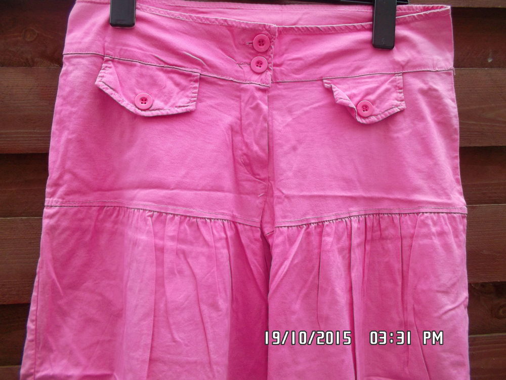 PANTACOURT ROSE*JUSTE 3E*KIKI60230 Vêtements