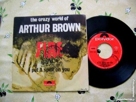 45 TOURS ARTHUR BROWN Fire/I put a spell on you 6 Nantes (44)
