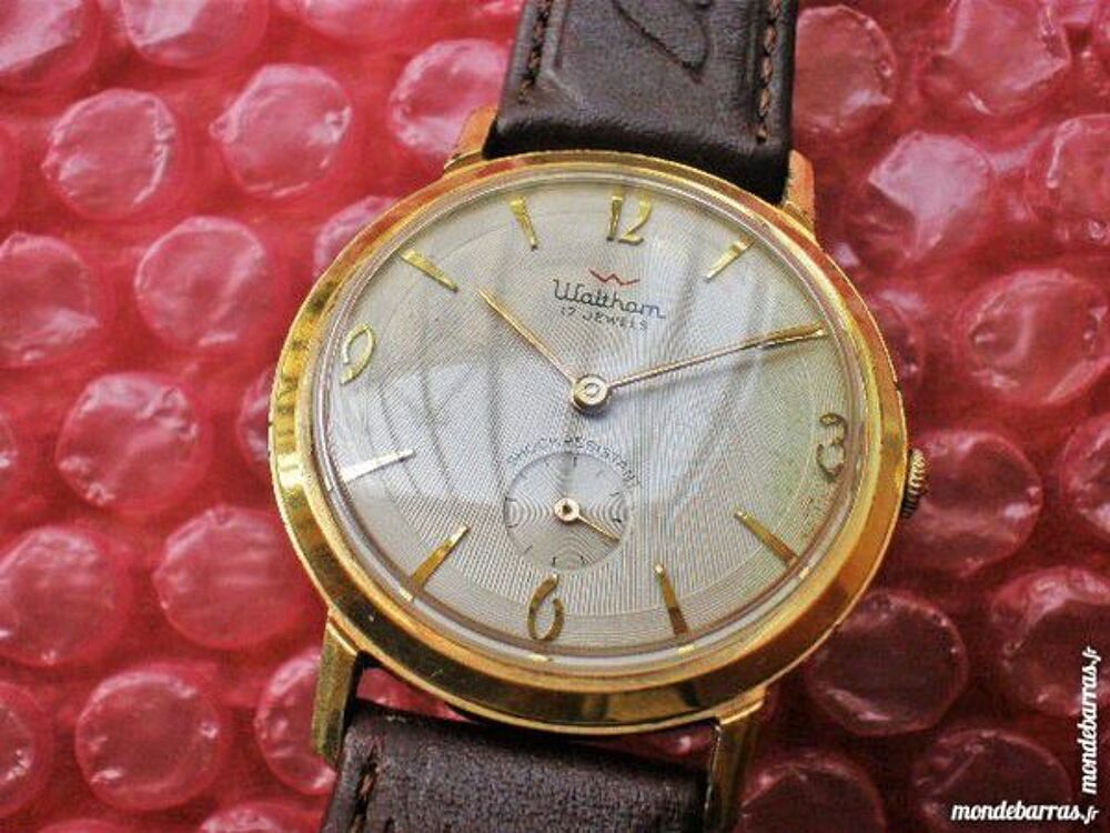 WALTHAM montre m&eacute;canique 17 rubis WAL0004 Bijoux et montres