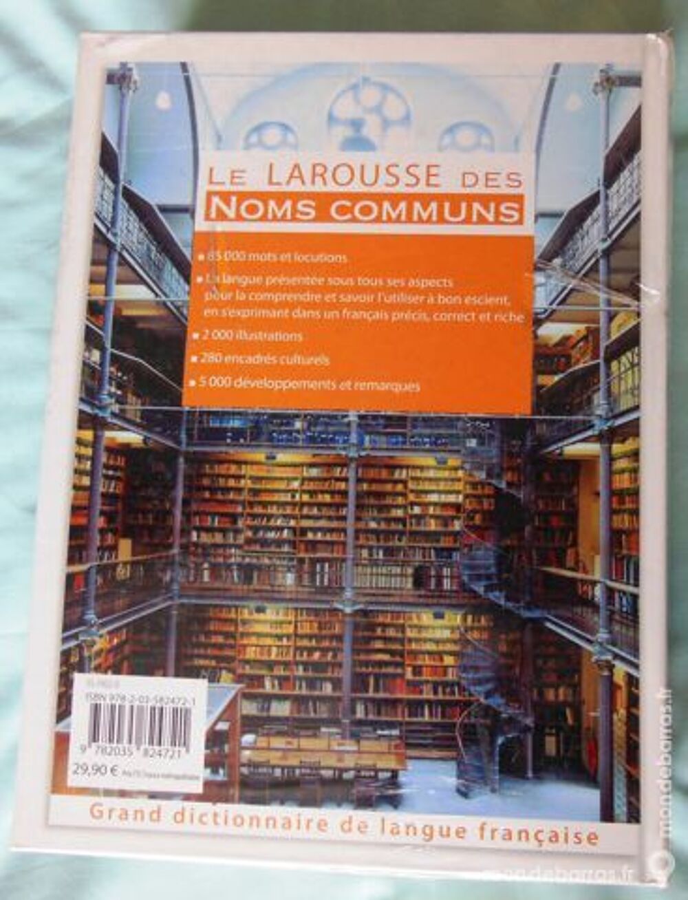 LE LAROUSSE DES NOMS COMMUNS Livres et BD