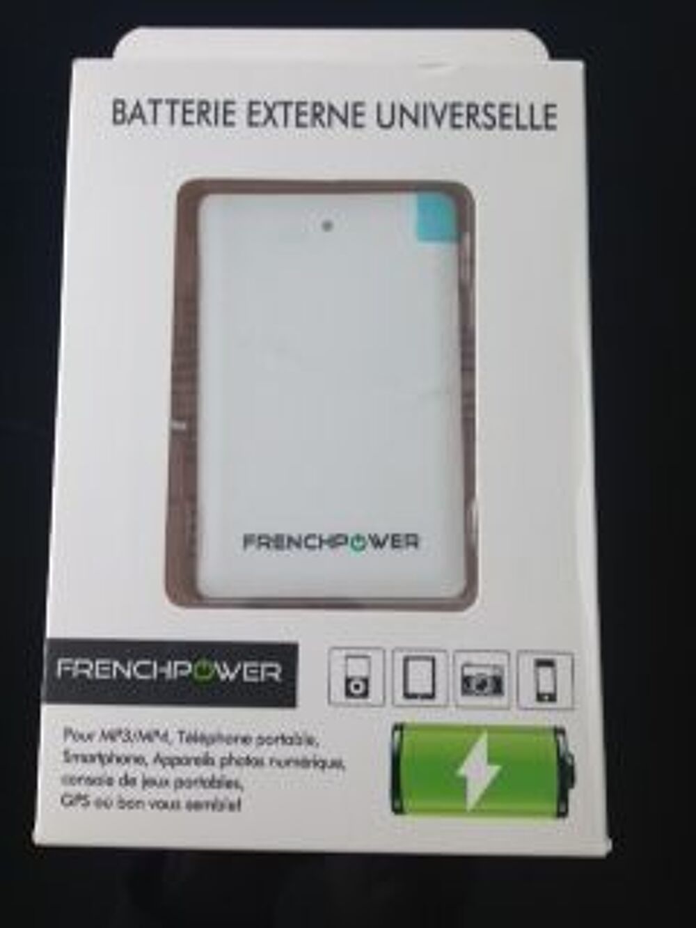 Power Bank format carte de cr&eacute;dit T�l�phones et tablettes