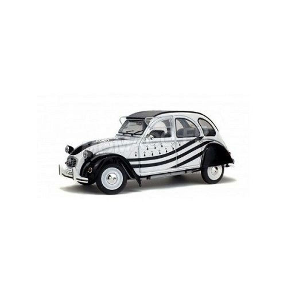 CITROEN 2CV6 BZH 1978 BLANC/NOIR 