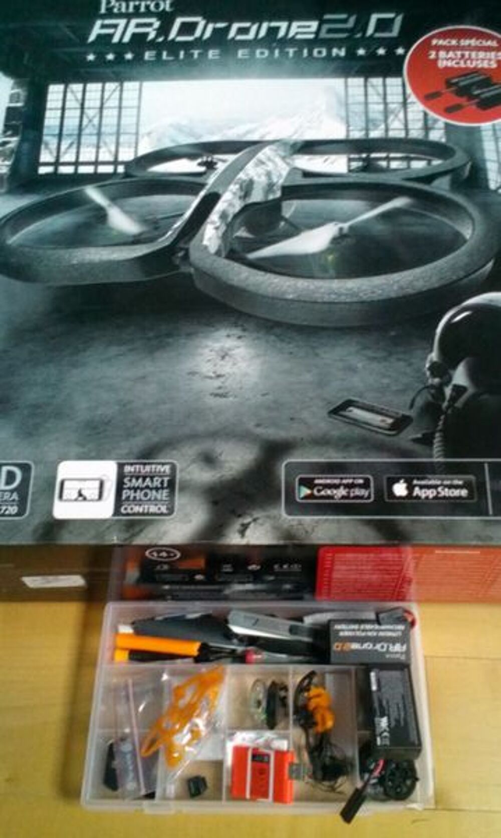 AR.Drone 2.0 Parrot + Accessoires Jeux / jouets