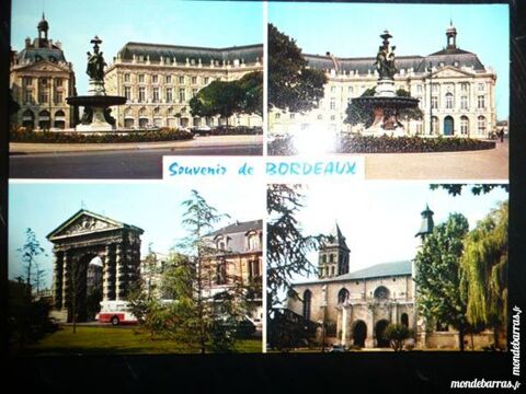 Carte postale souvenir de Bordeaux année 60/70 3 Bordeaux (33)
