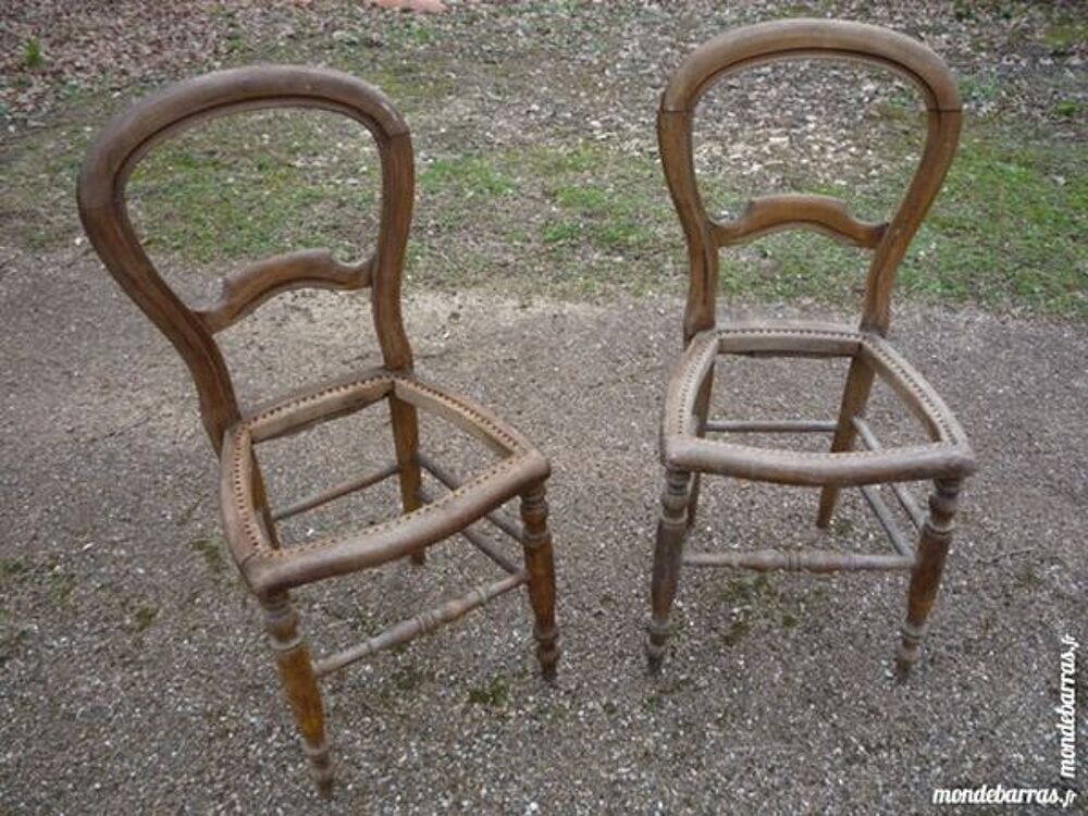 Chaise Louis Philippe en noyer Meubles