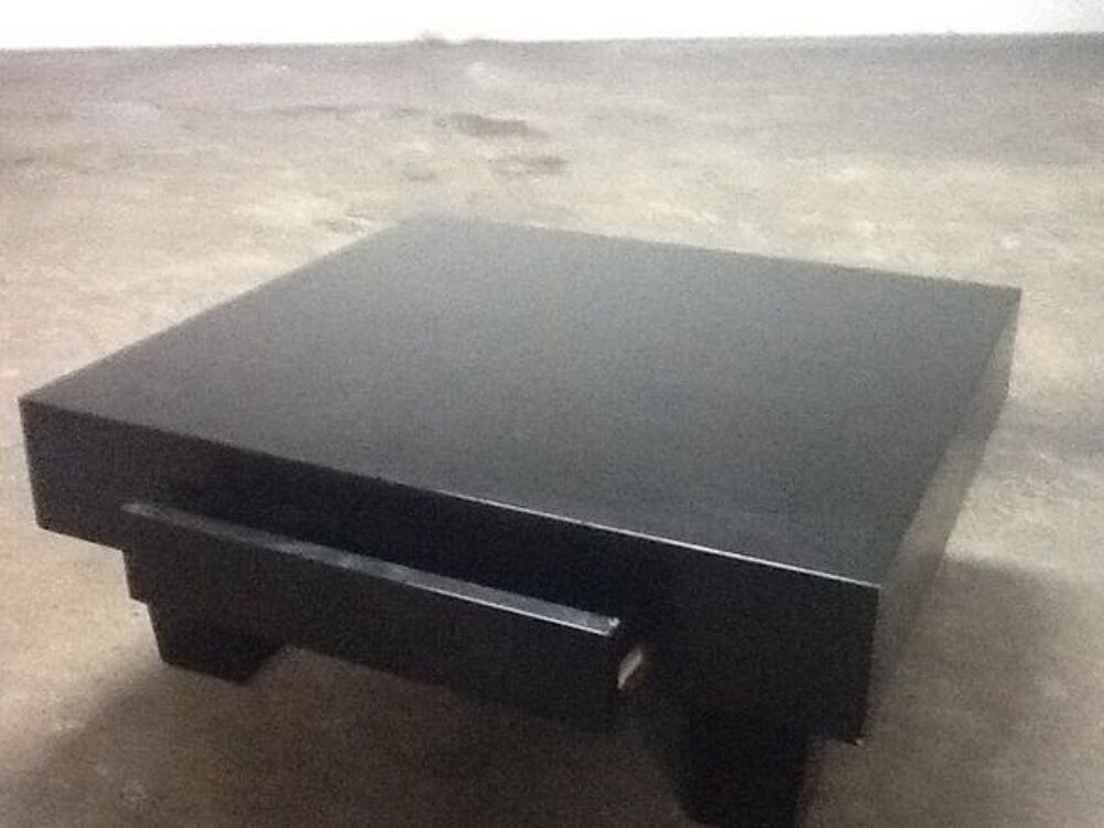 Table basse futon noire Meubles