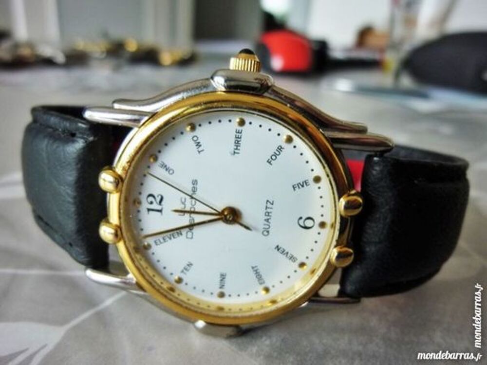 Luc Desroches montre chiffres en lettres LUD0003 Bijoux et montres