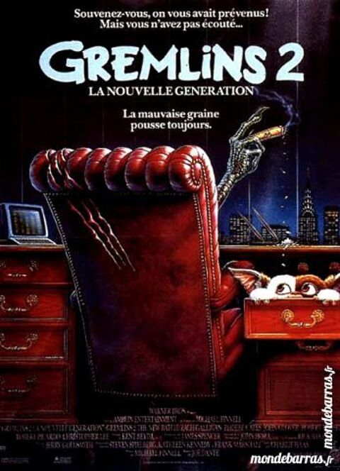 K7 Vhs:  Gremlins 2, la nouvelle génération (149) 6 Saint-Quentin (02)