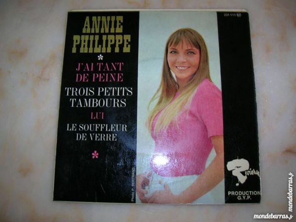 EP ANNIE PHILIPPE J'ai tant de peine CD et vinyles