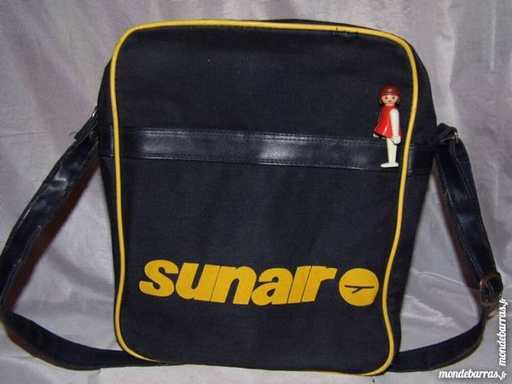 Authentique sac vintage Avion SUNAIR ann&eacute;es 70 Maroquinerie