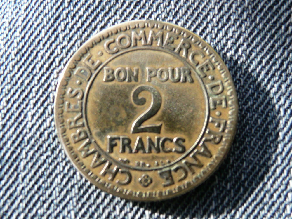 Pi&egrave;ce 2 francs Chambre de Commerce 1926 