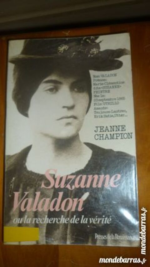 Suzanne VALADON ou la recherche de la vrit 2 Le Mans (72)
