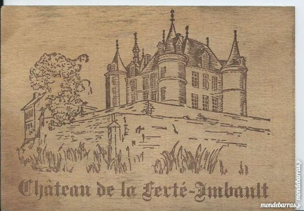 1 lot de 6 cartes en bois ,tr&egrave;s original 