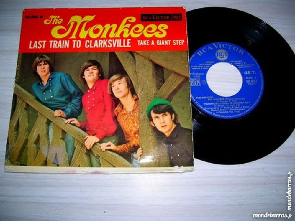 45 TOURS EP THE MONKEES Last train to Clarksville CD et vinyles