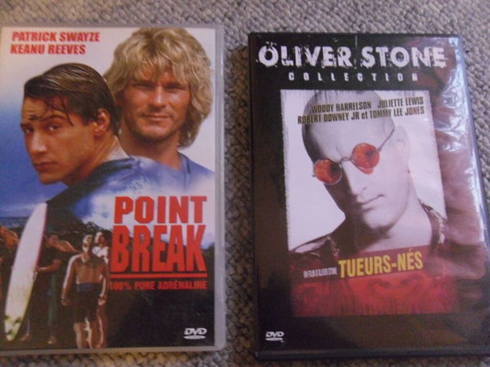 2 dvd films : Point Break &amp; Tueurs N&eacute;s TBE Lot 4 DVD et blu-ray