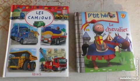 LOT 2 LIVRES GARCON LES CAMIONS et LE CHEVALIER 20 Attainville (95)