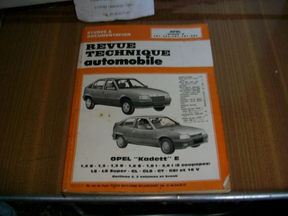 revue technique opel boss08 Livres et BD