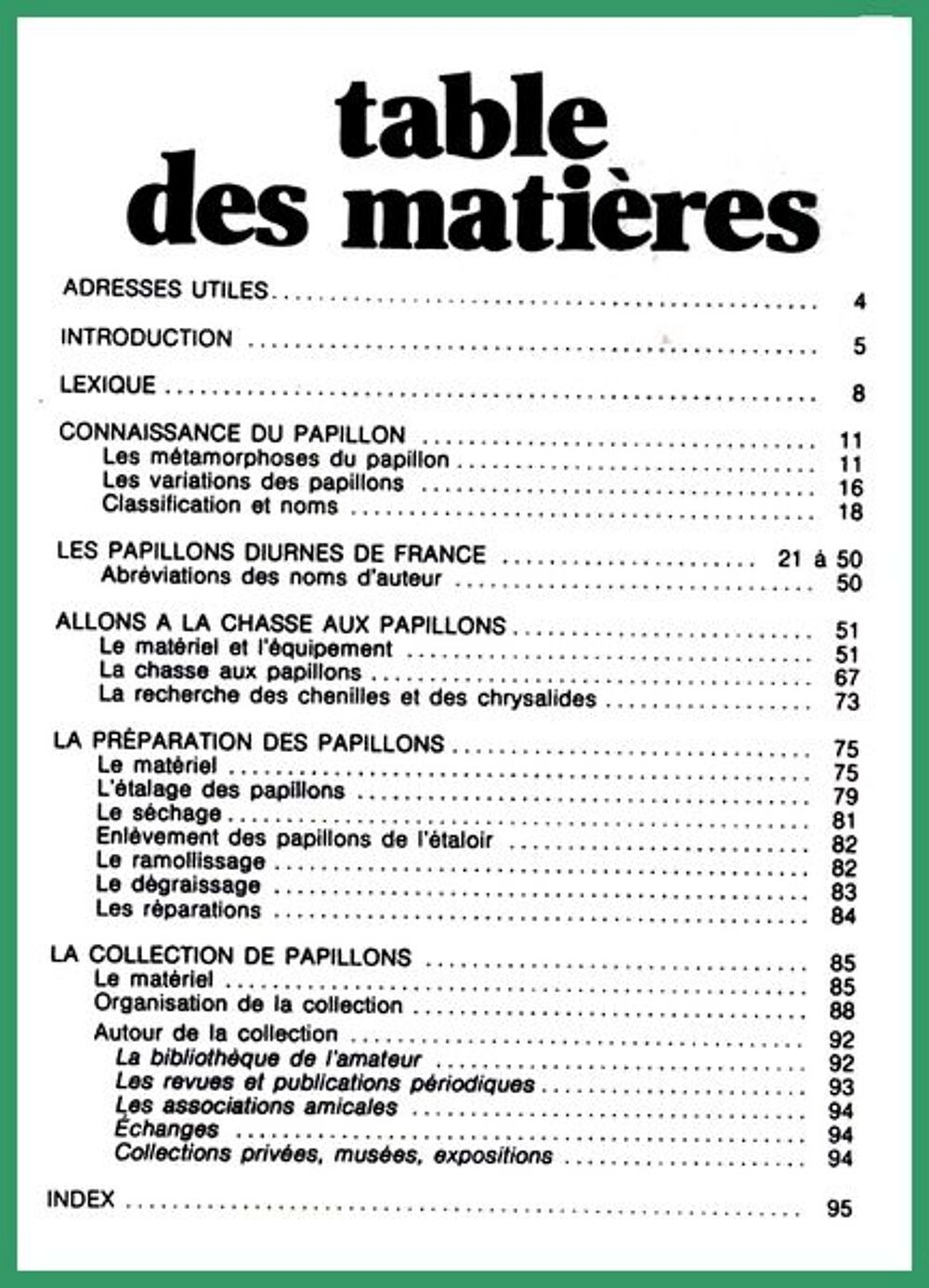 COLLECTIONNER LES PAPILLONS / les-livres-de-jac Livres et BD