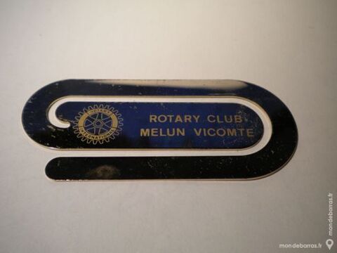 MARQUE-PAGE  Rotary Club Melun Vicomt  4 Dammarie-les-Lys (77)