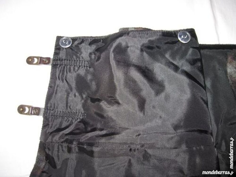 Jupe Cama&iuml;eu type kilt Taille 34 Noir femme Vêtements