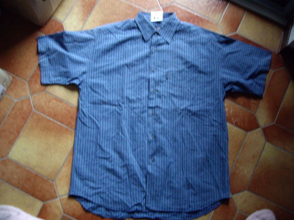 Chemises Homme manches courtes T39/40 ou T.3 &agrave; 1 € Vêtements
