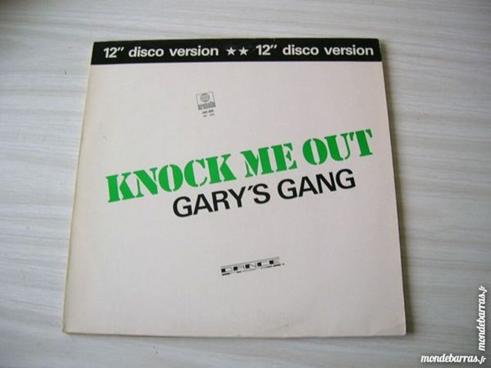 MAXI 45 TOURS GARY'S GANG Knock me out CD et vinyles