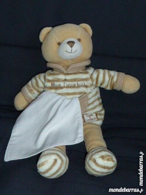 Doudou Et Compagnie Ours Mon Doudou Rayé Beige  Mo 6 Rueil-Malmaison (92)