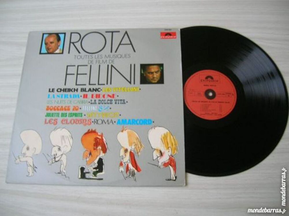 33 TOURS NINO ROTA Musiques films FELLINI CD et vinyles