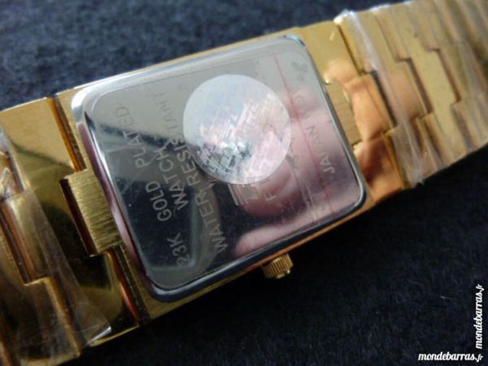 FLS FITNESS MONTRE plaqu&eacute;-or 23K unisexe DIV0427 Bijoux et montres