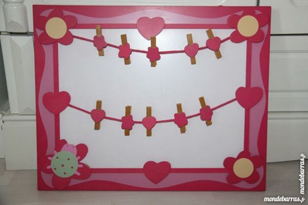 Tableau d&eacute;coration porte photos pour chambre fille Décoration