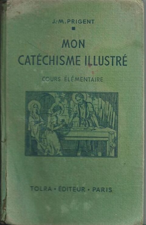 1 livre , mon catchisme illustr  1957 9 Tours (37)