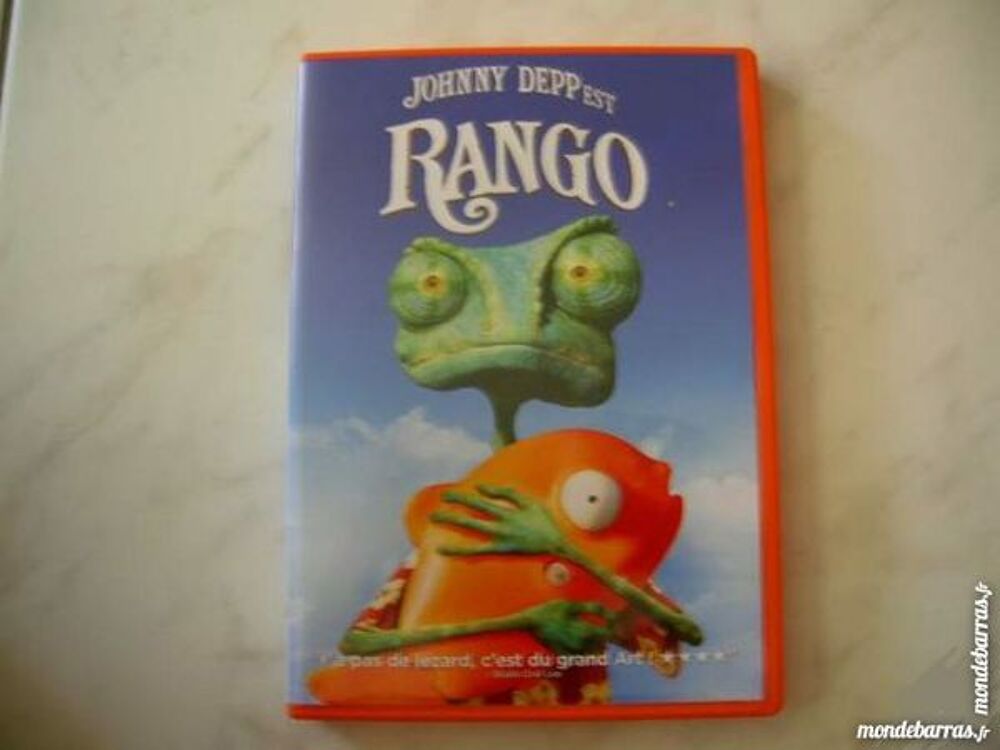 DVD RANGO Y'a pas de l&eacute;zard c'est du grand art DVD et blu-ray