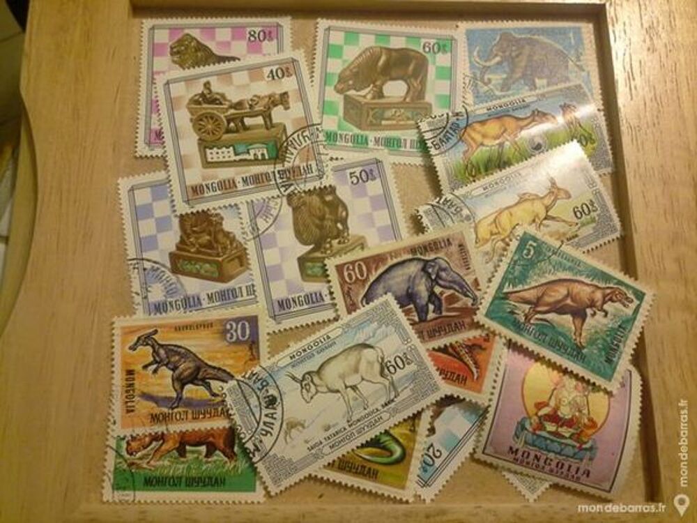 lot timbres Mongolie 