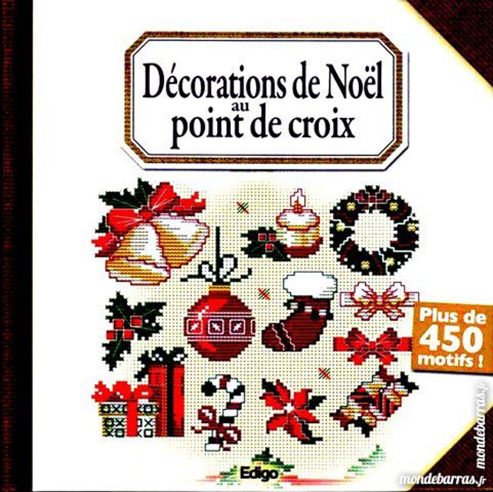 DECORATION NOEL - POINT DE CROIX Livres et BD