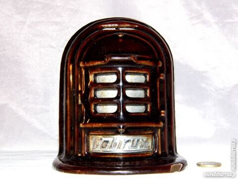 Tirelire ART DECO fonte faience fonderies FOBRUX 40 Dunkerque (59)