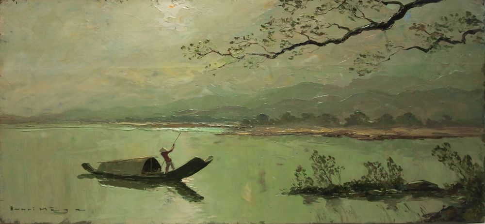 Tableaux peintre Henri M&egrave;ge 