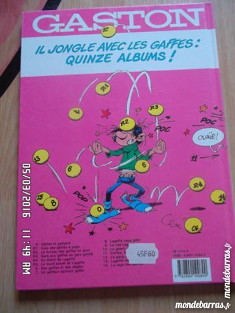 UN GAFFEUR SACHANT GAFFER N&deg;7* Livres et BD