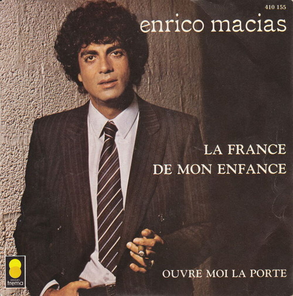 Disque vinyle45tour Enrico Macias- La France de mon enfance
CD et vinyles